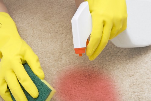 Professional carpet cleaning in Burnt Oak with deep extraction equipment